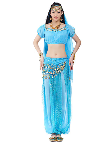 Dancewear Polyester Belly Dance Tops For Ladies